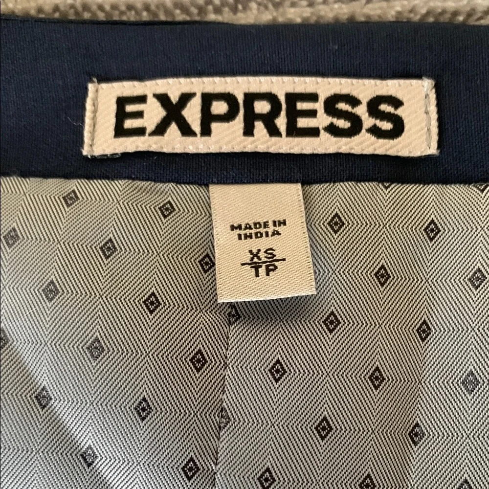 Express Navy Blue Men's Vest - Picture 2 of 5